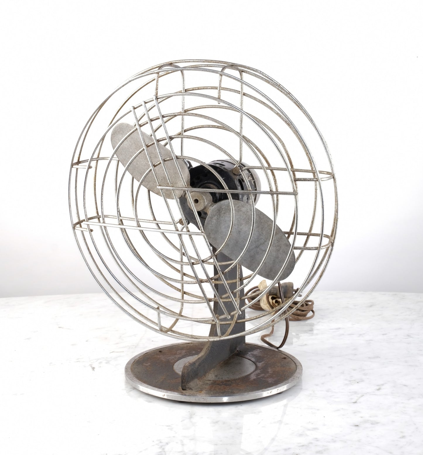 AIR CASTLE ELECTRIC FAN ART DECO AIRPLANE PROPELLER
