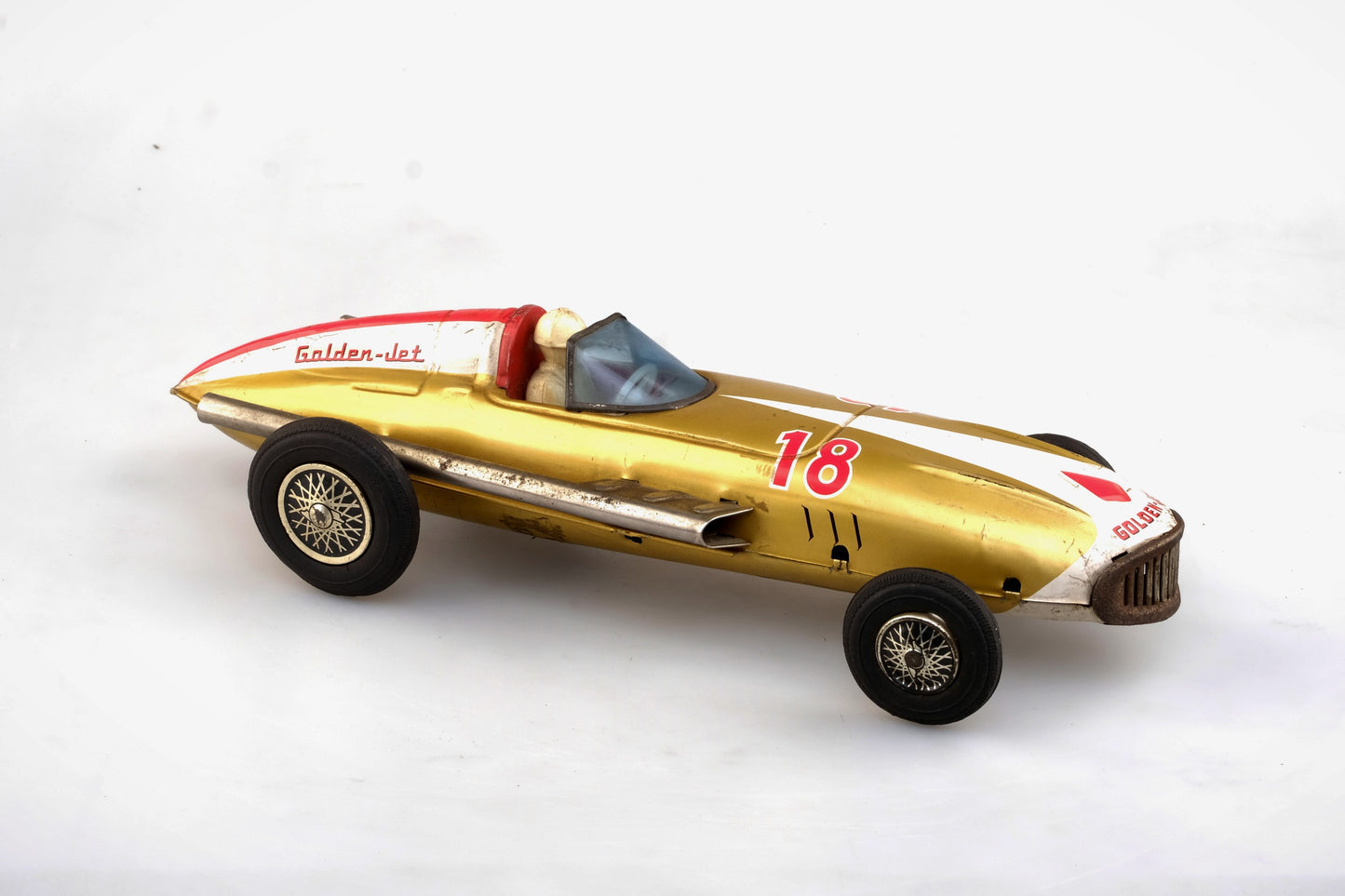 GOLDEN JET RACE CAR NO. 18