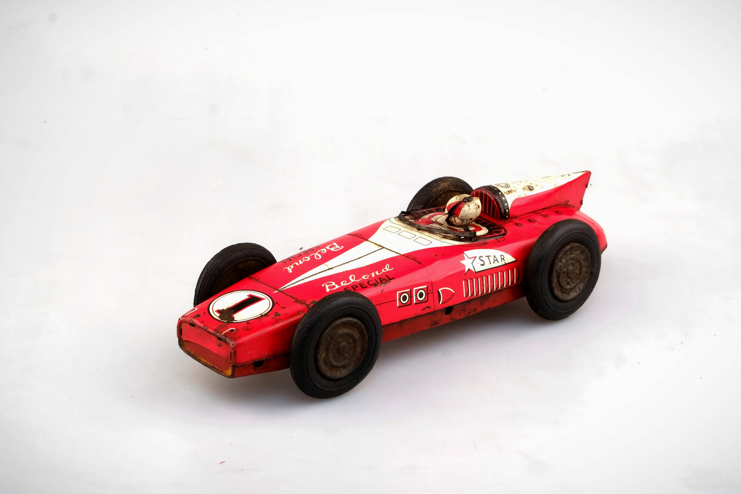 INDY 500 BELOND SPECIAL TIN FRICTION RACE CAR #1