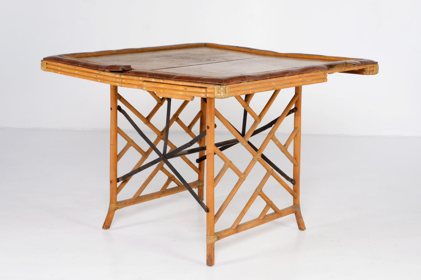 ANTIQUE FOLDING MAHJONG TABLE