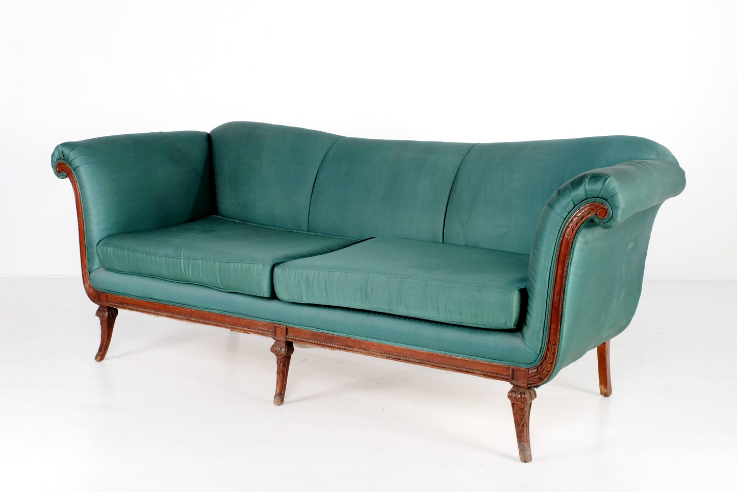 REGENCY SCROLL ARMS SOFA