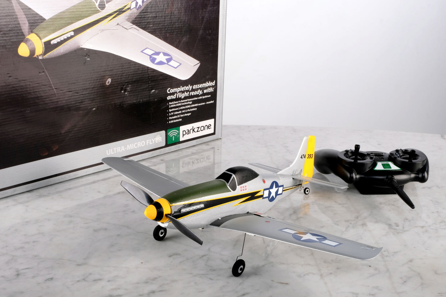 WWII P-51D MUSTANG, ULTRA-MICRO WARBIRD CLASSIC