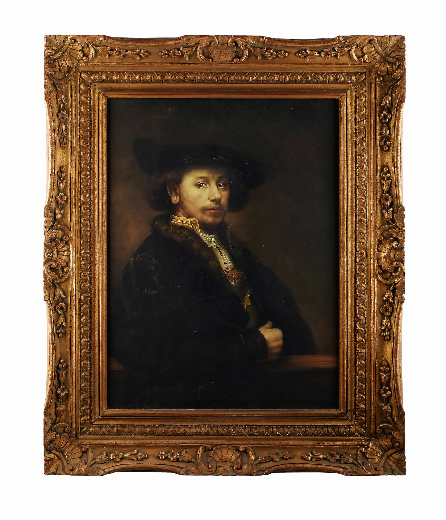 PORTRAIT OF REMBRANT VAN RIJN A