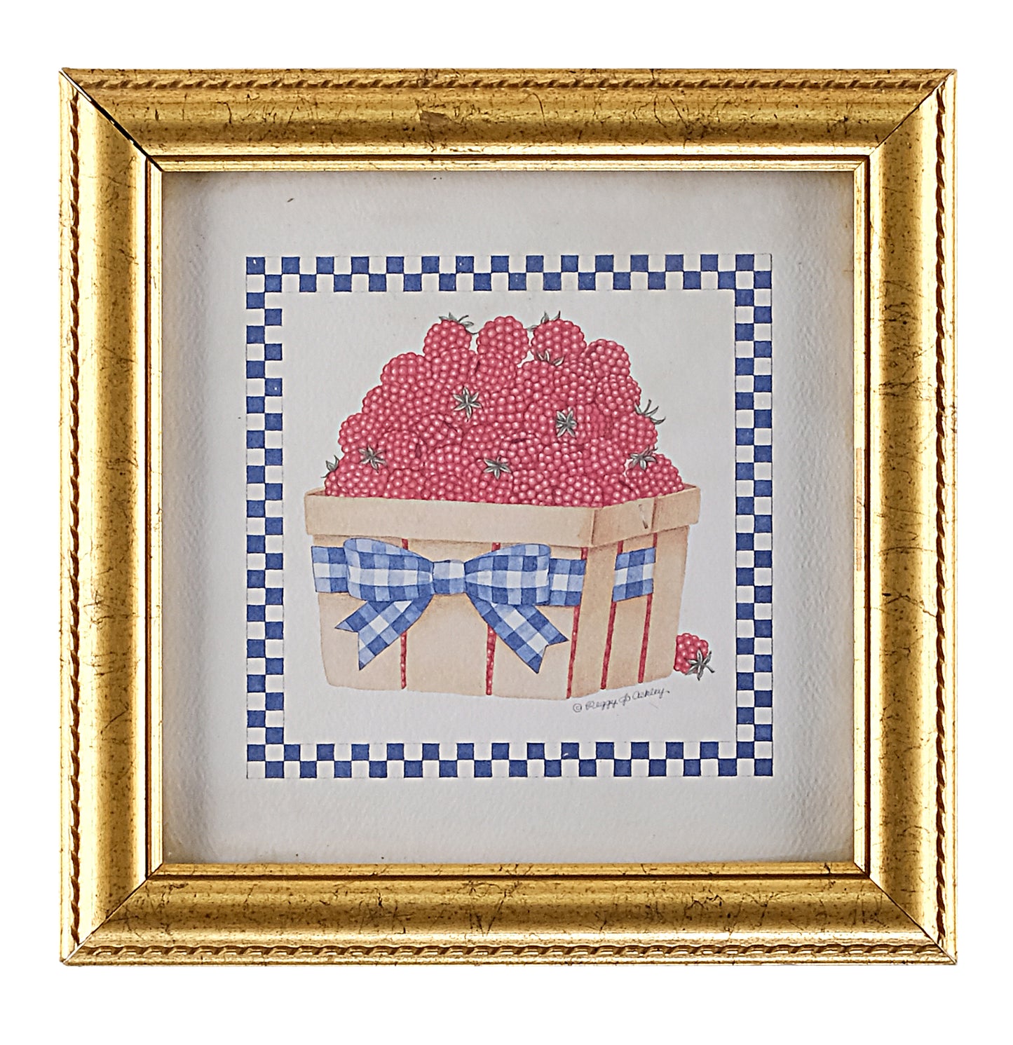 RED BERRIES IN BASKET