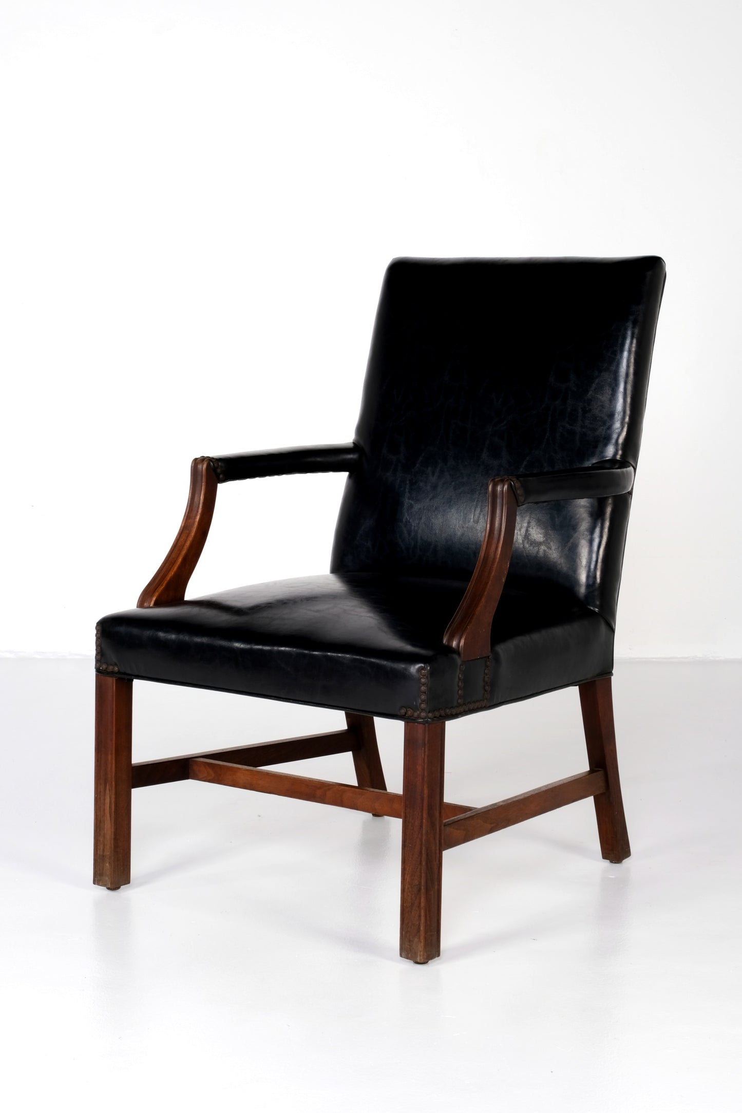 PAIR OF ENGLISH ST ARM DESK CHAIR HICKORY
