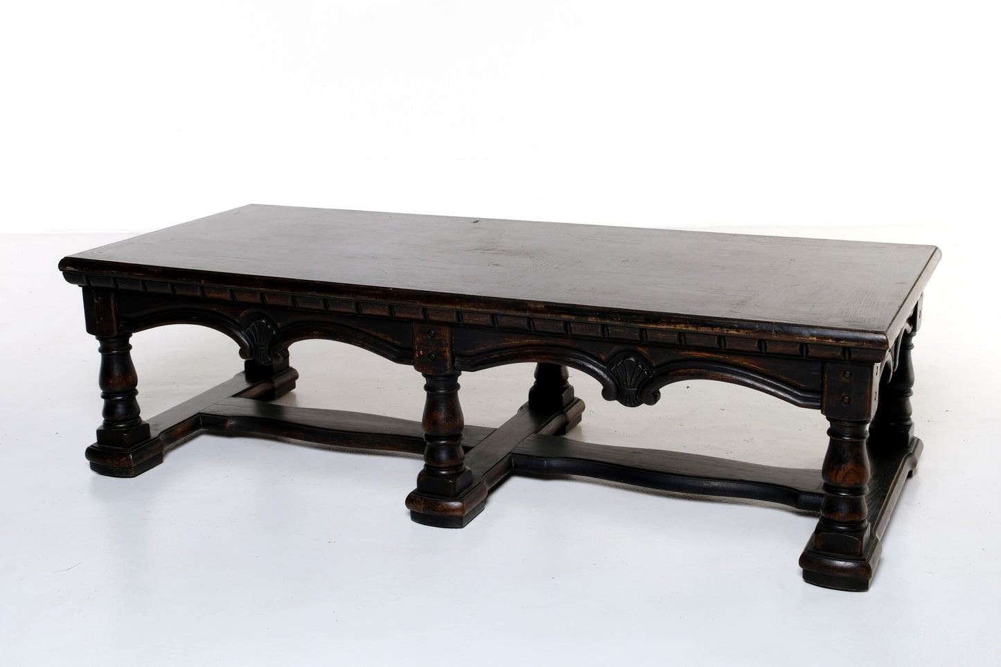 ANTIQUE WOODEN LOW COFFEE TABLE