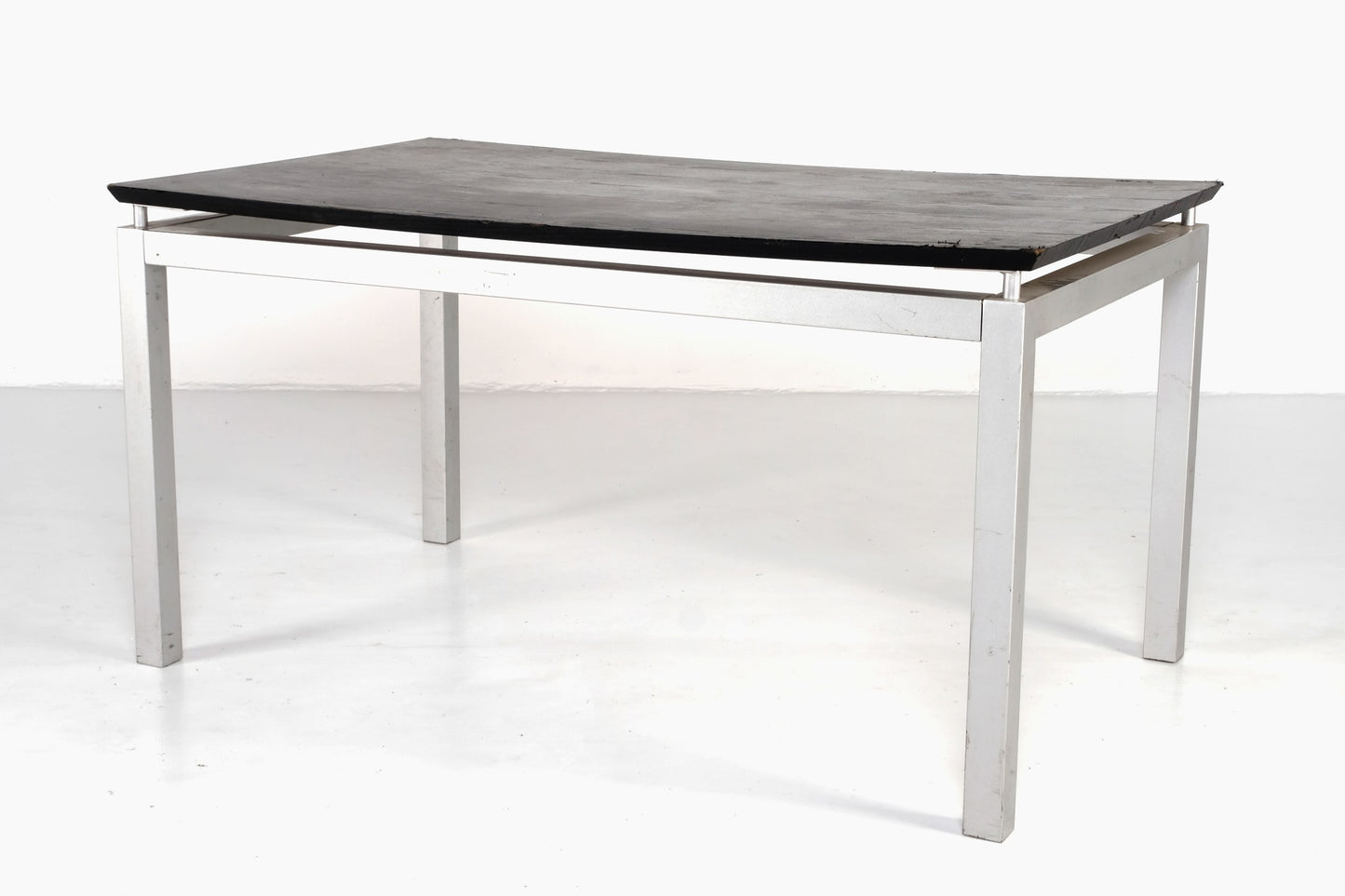 RECTANGLE BLACK MODERN DINING TABLE