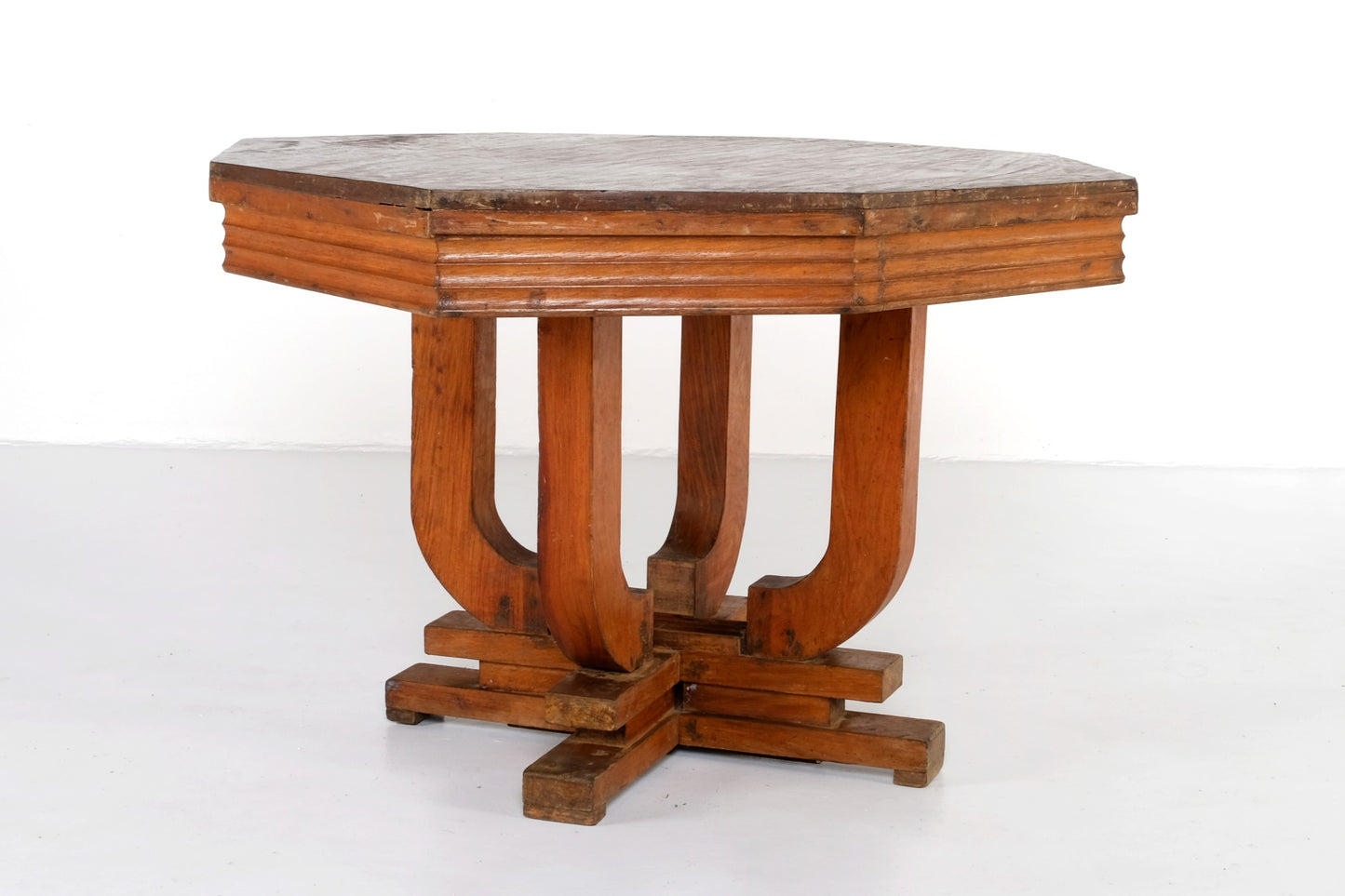 ANTIQUE OCTAGON OUTDOOR TABLE