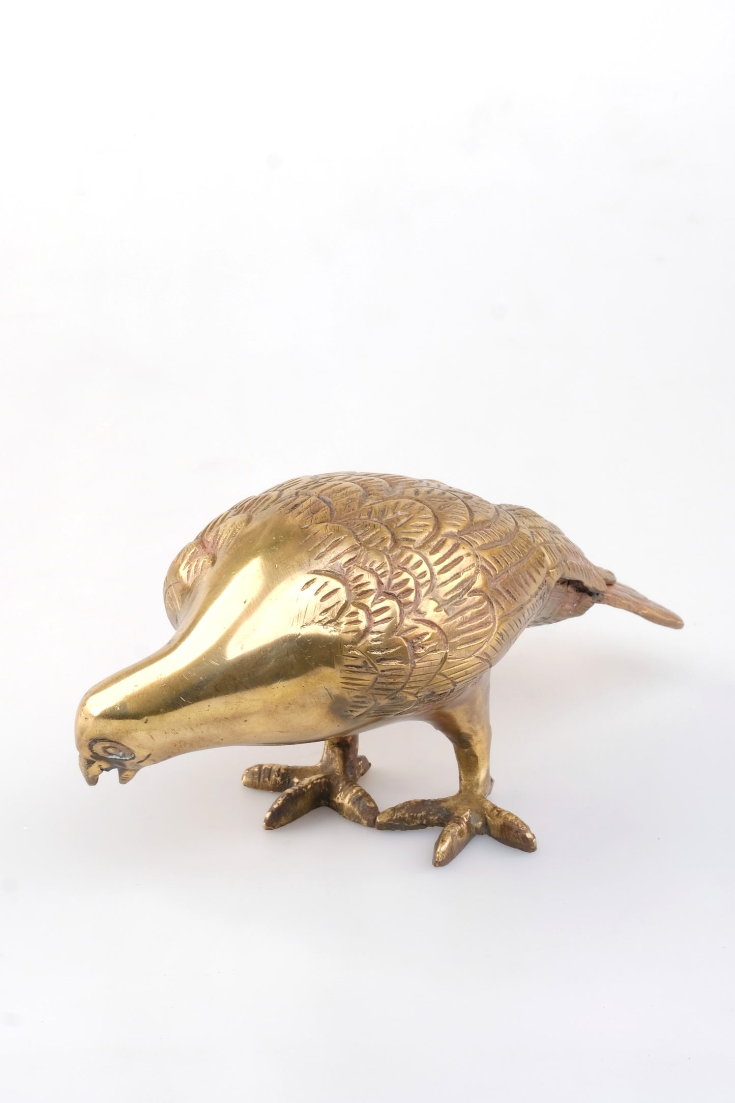 “PAIR OF TWO GOLDEN LOVE DOVES BIRDS”