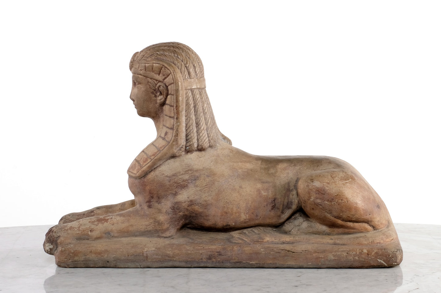 PAIR OF LARGE FRENCH EGYPTIAN SPHINX