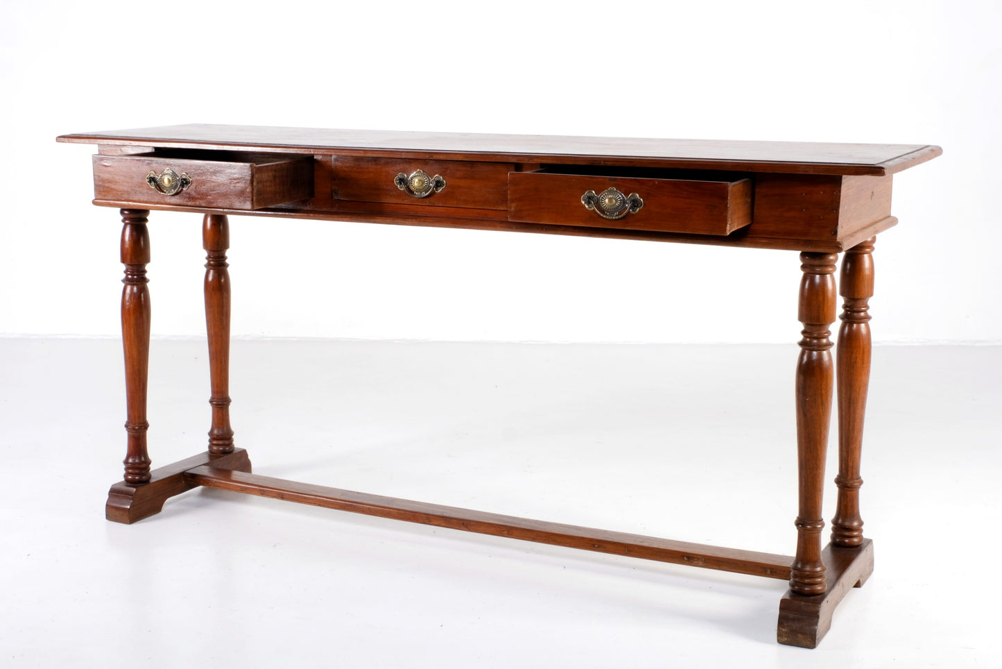 ANTIQUE VICTORIAN CONSOLE TABLE WITH DRAWERS