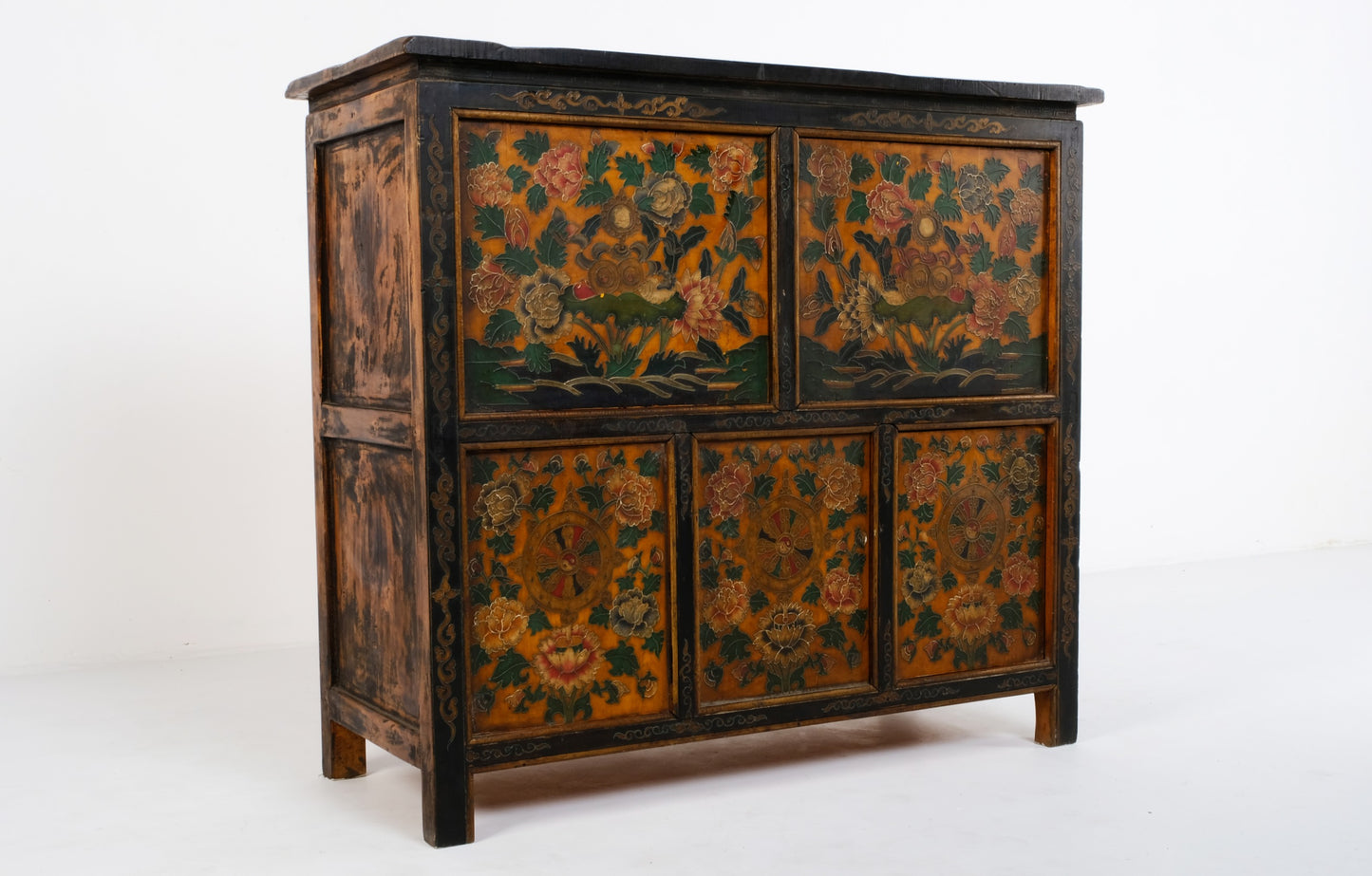 ANTIQUE TIBETAN SIDEBOARD