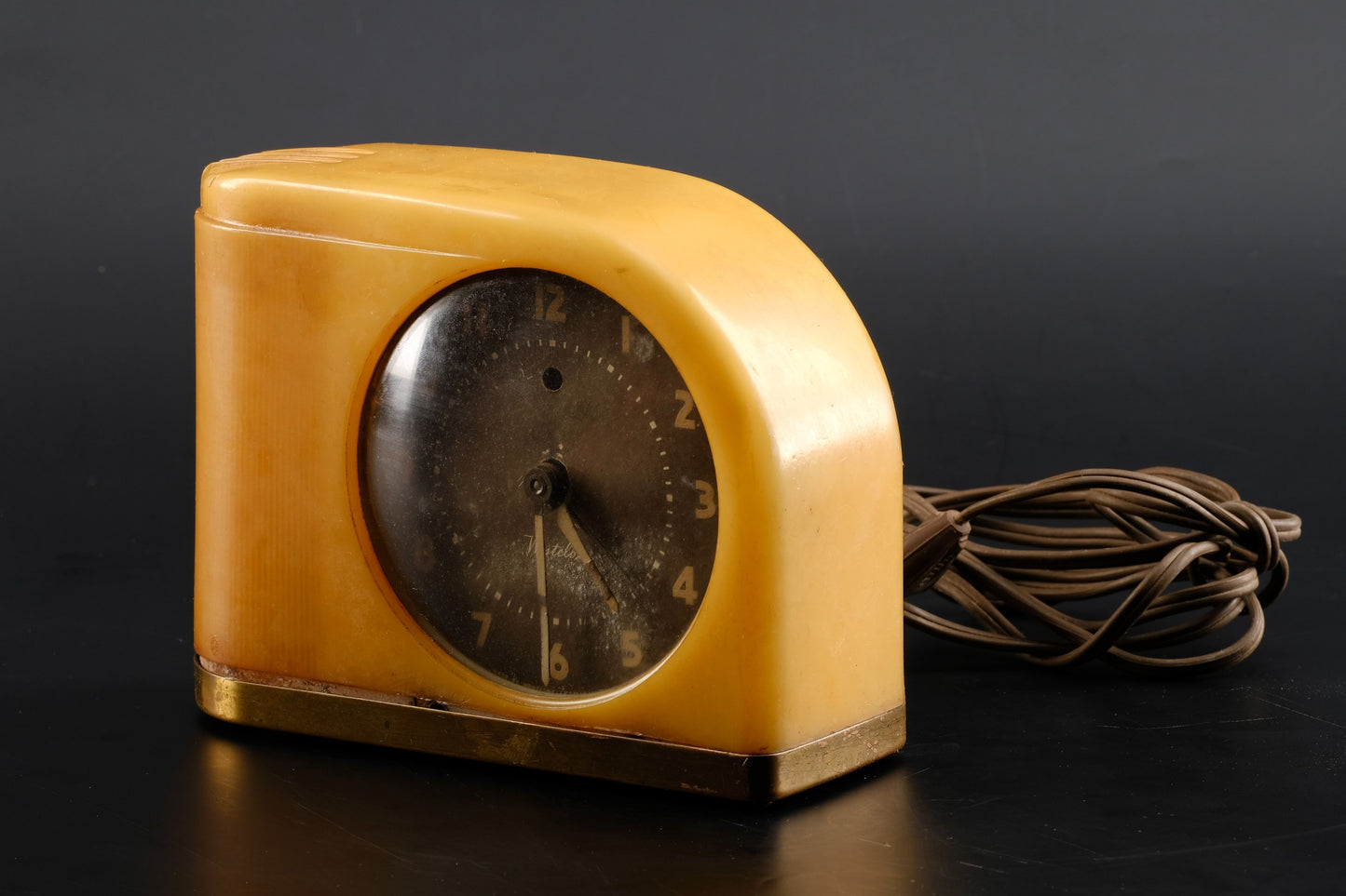 Art deco Westclox Moonbeam Plain Alarm Style 1