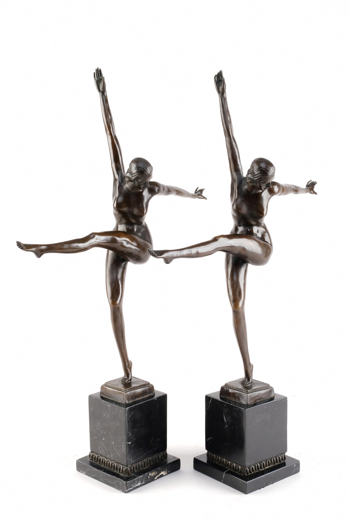 FRENCH ART DECO “PAIR OF DANCE WITH RING”