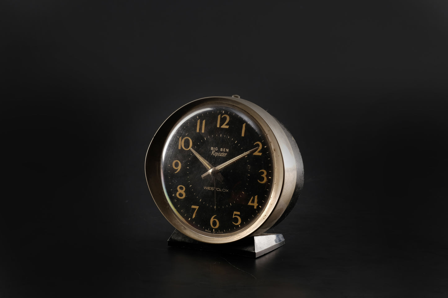 Westclox Big Ben Black Repeater Oval Style 8 M:10088