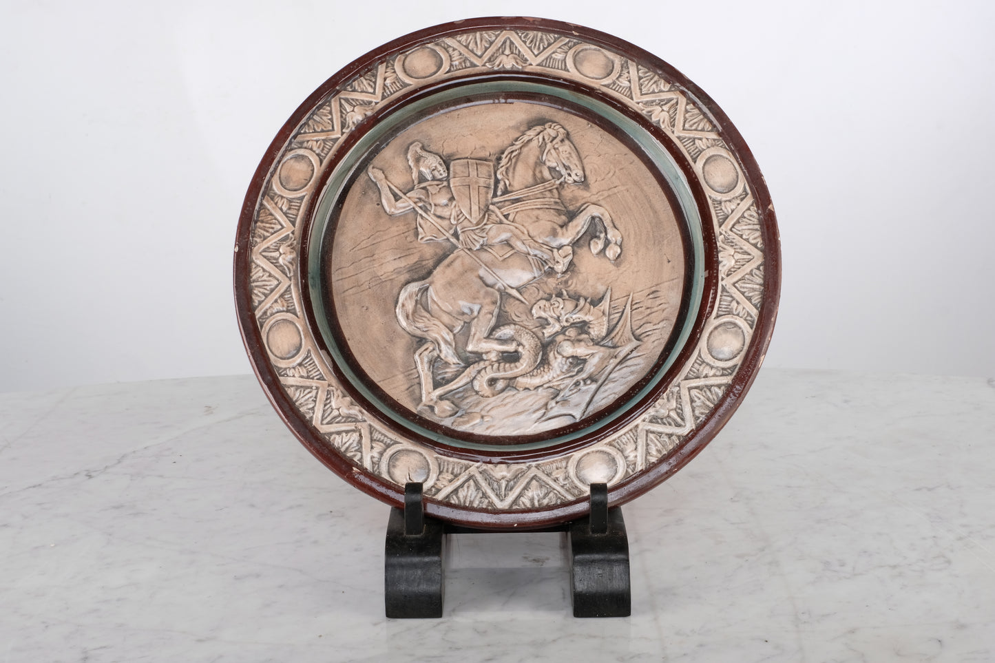 EUROPIAN STLYE KNIGHT ARMORE CERAMIC PLATE