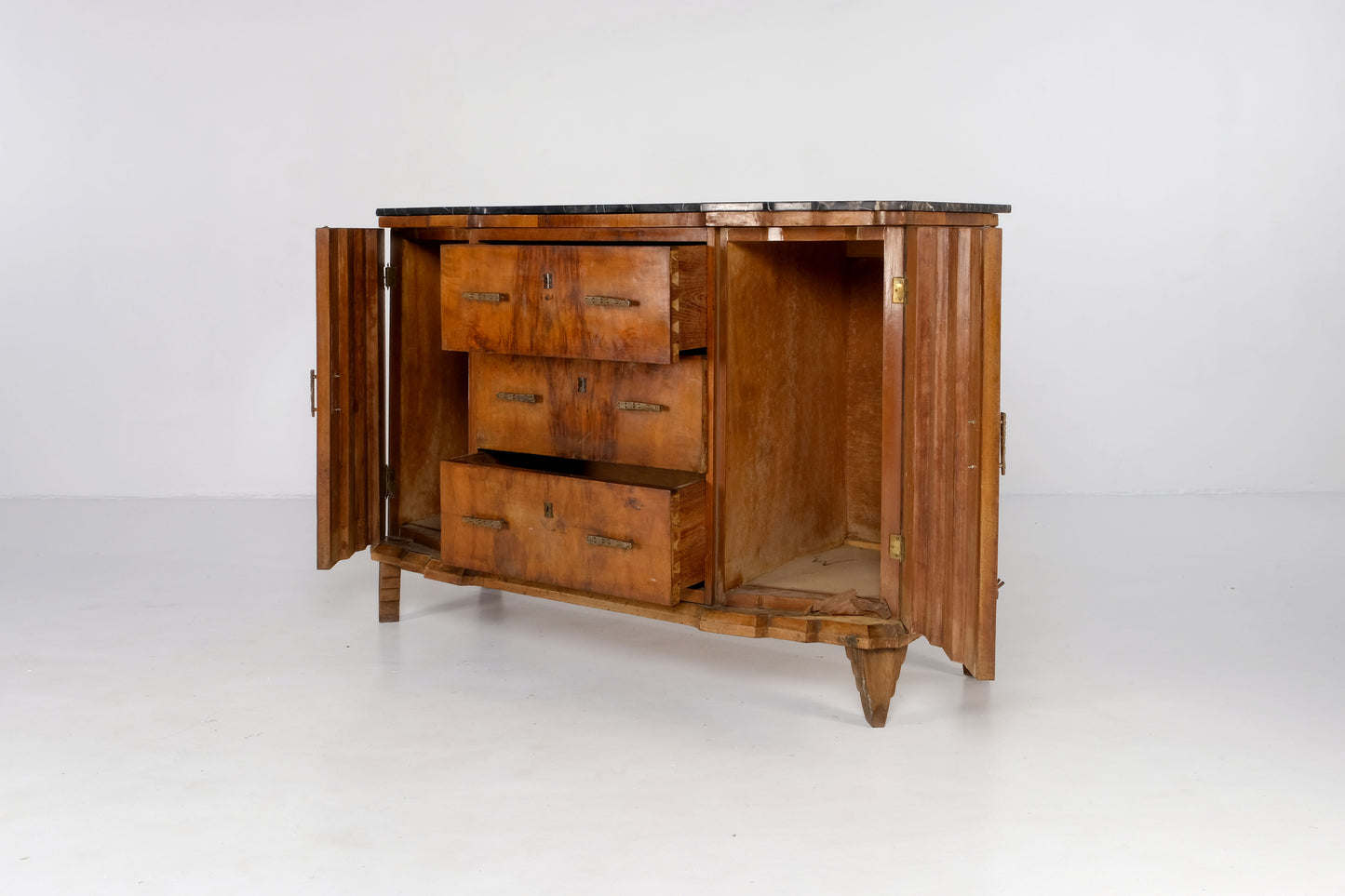 MARBLE TOP SIDE TABLE AND NIGHT STAND SET