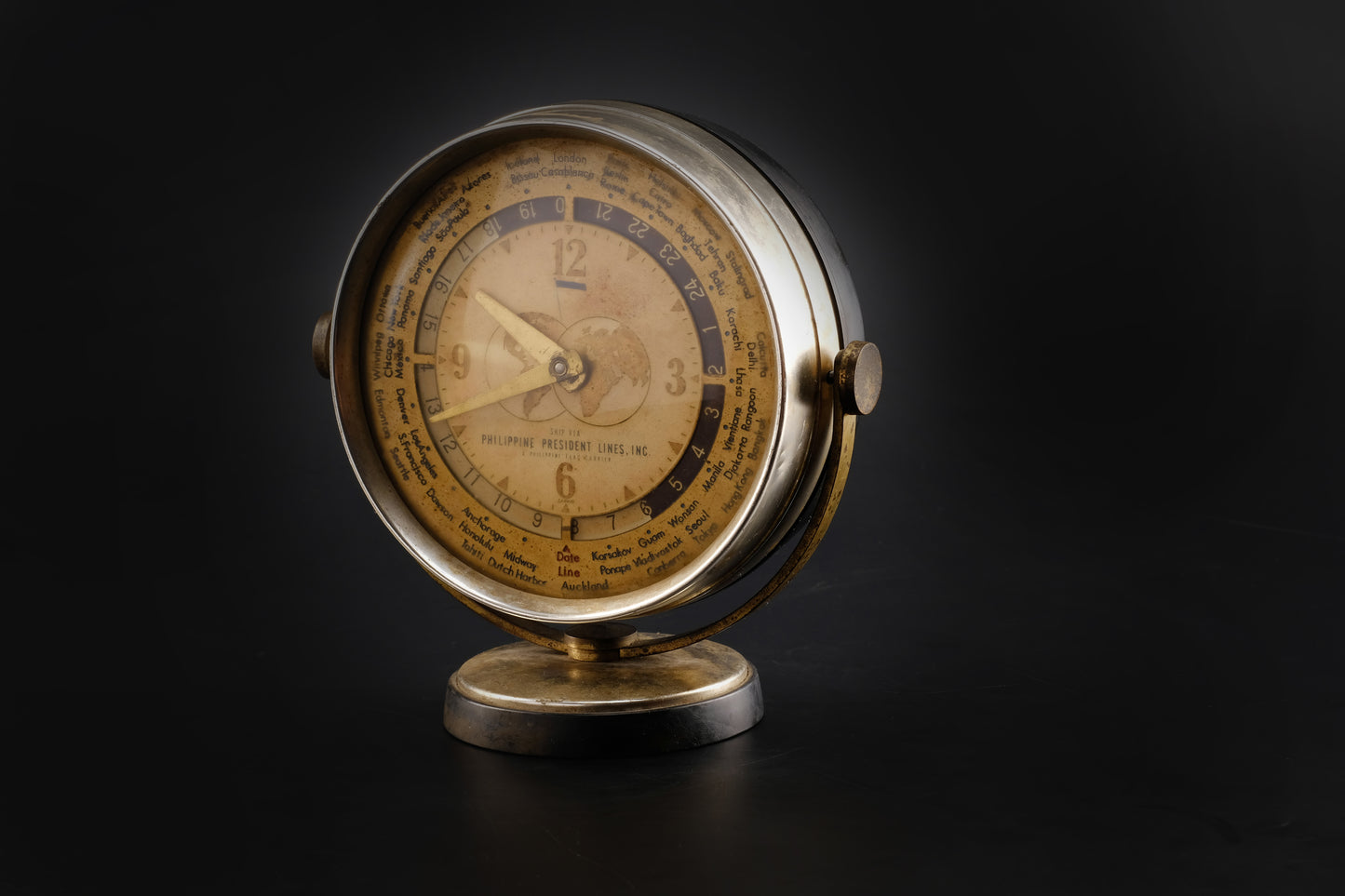 WORLD CLOCK WESTCLOX PHIL PRES LINES INC. WORLD CLOCK M:1519