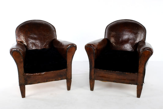 ARTDECO FRENCH CLUB CHAIRS #3