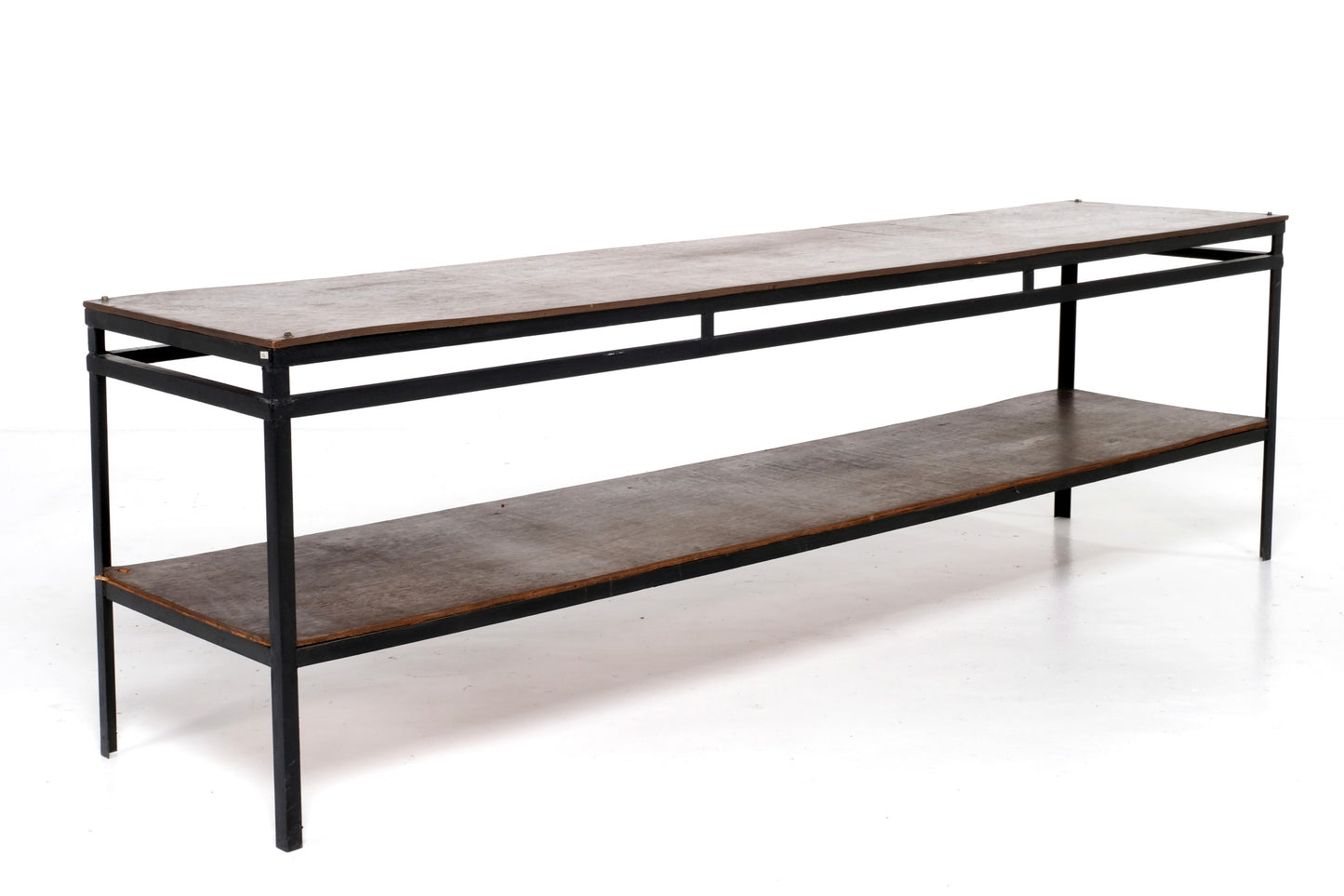 LONG LOW INDUSTRIAL CONSOLE TABLE