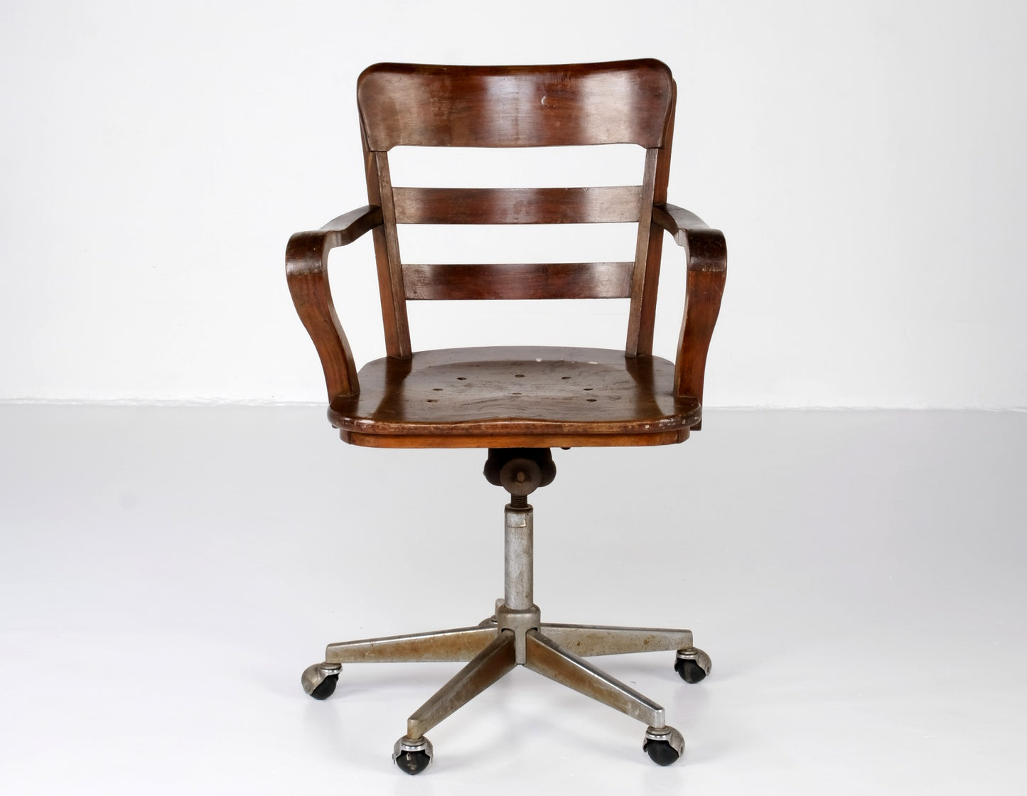 VINTAGE OFFICE SWIVEL ARMCHAIR #1