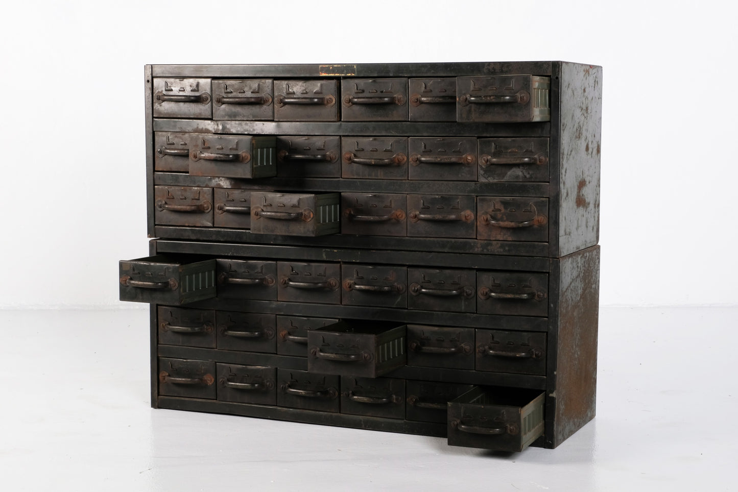 VINTAGE EQUIPTO STEEL CABINET