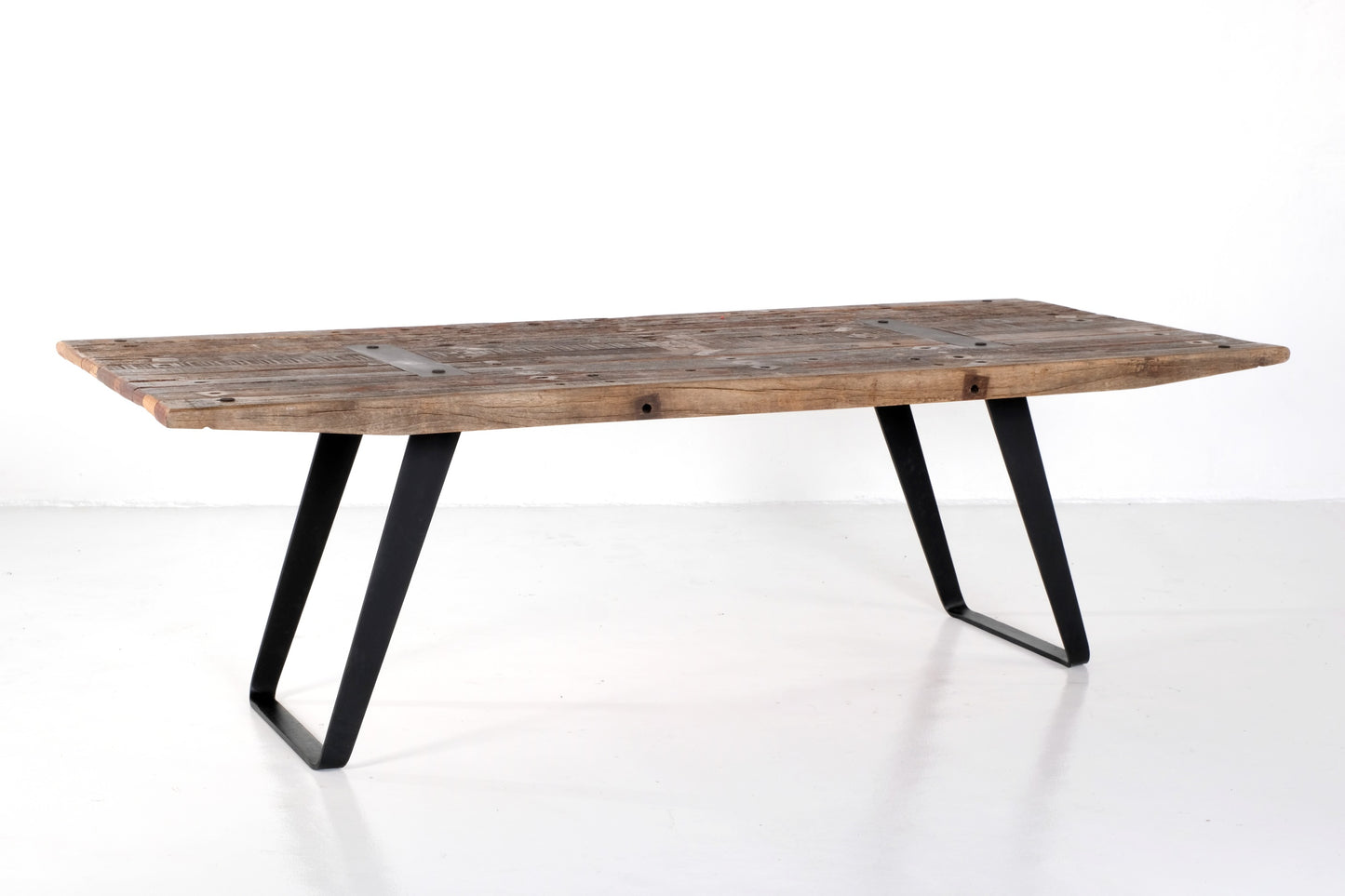 STEEL U BASE KITCHEN DINING TABLE