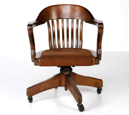 VINTAGE OFFICE SWIVEL ARMCHAIR #2