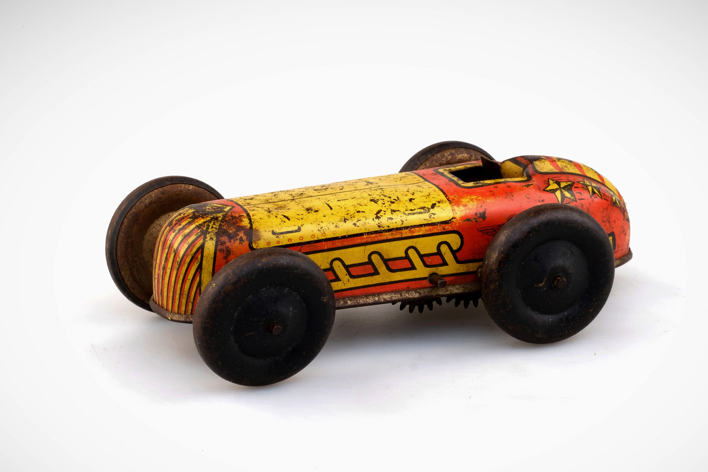 TIN TOY RACE CAR