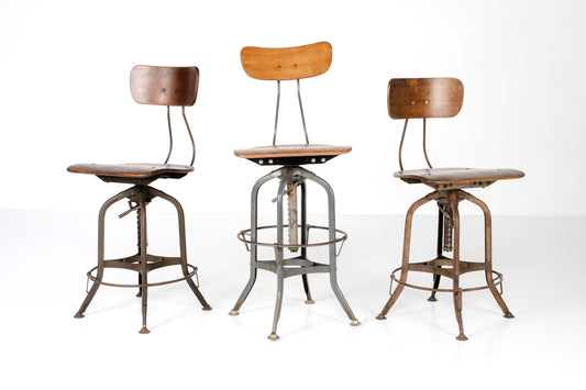 ARTDECO TOLEDO INDUSTRIAL DRAFTING STOOL