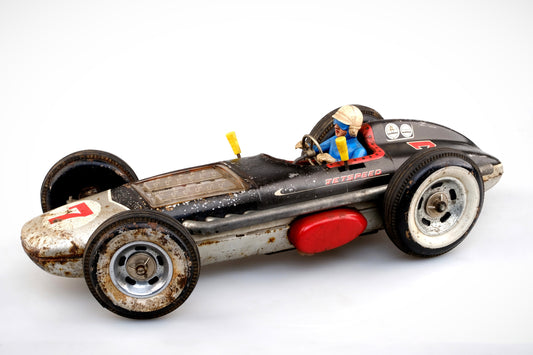 JETSPEED CAR RACE NO. 7 V-1.5 TIN TOY