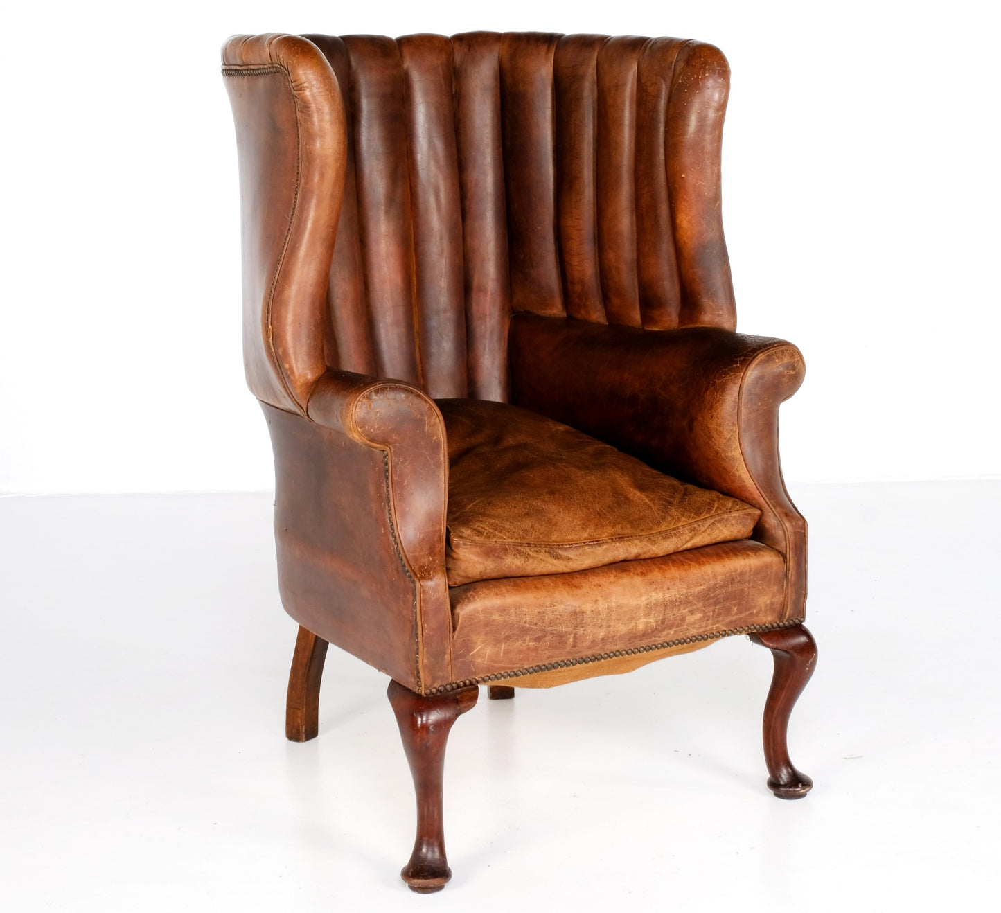 ARTDECO ENGLISH LIBRARY WINGBACK CHAIR