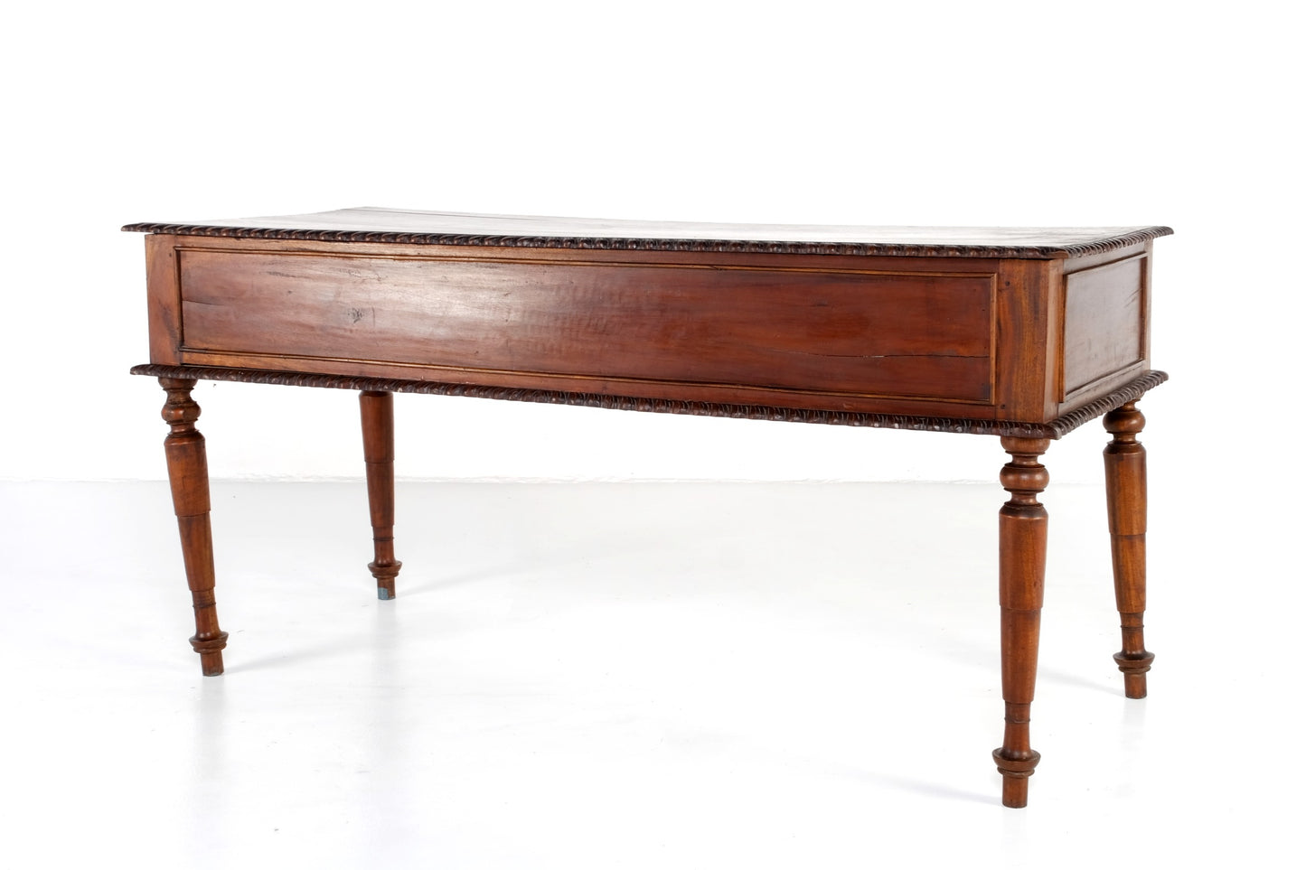 VICTORIAN OFFICE TABLE WITH 5 DRAWERS
