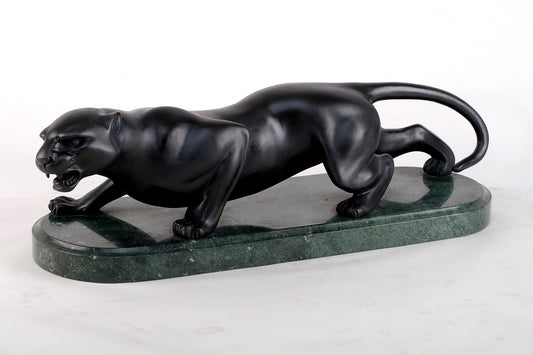 EXQUISITE ART DECO “ANGRY PANTHER”