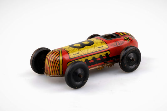 TIN TOY RACE CAR