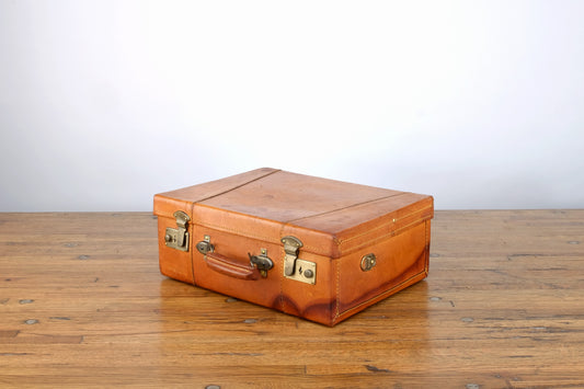 UNKNOWN SMALL HONEY BROWN LUGGAGE