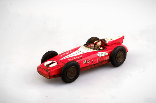 INDY 500 BELOND SPECIAL TIN FRICTION RACE CAR #1