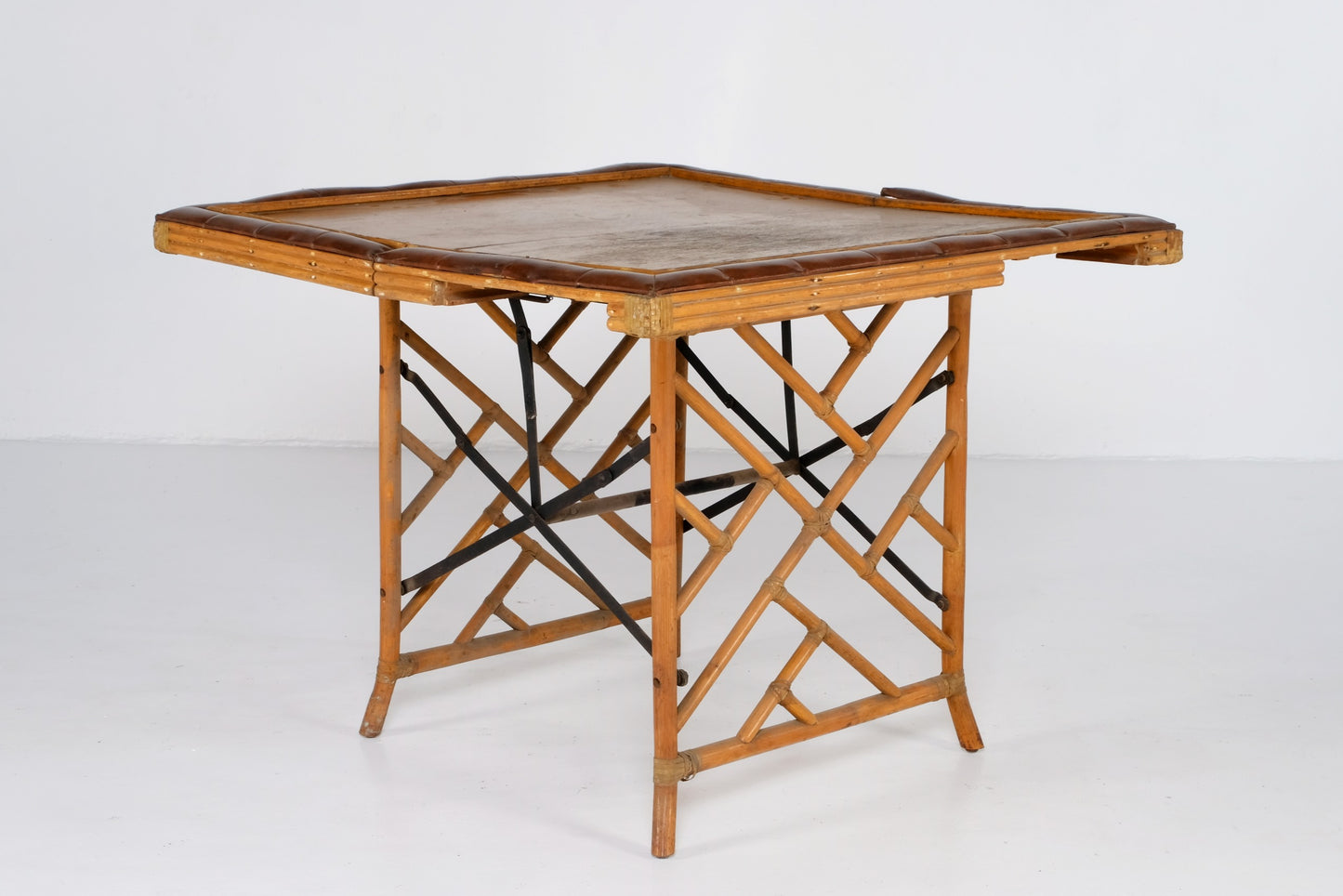ANTIQUE FOLDING MAHJONG TABLE