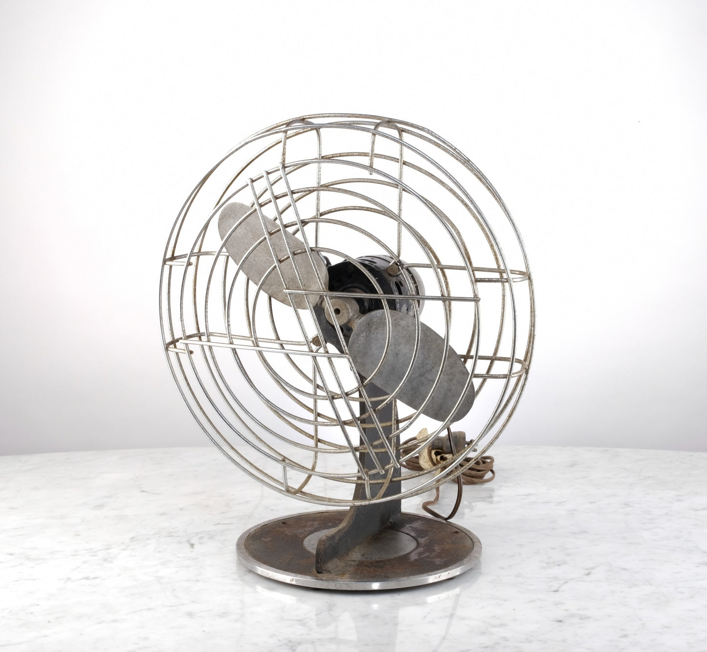 AIR CASTLE ELECTRIC FAN ART DECO AIRPLANE PROPELLER