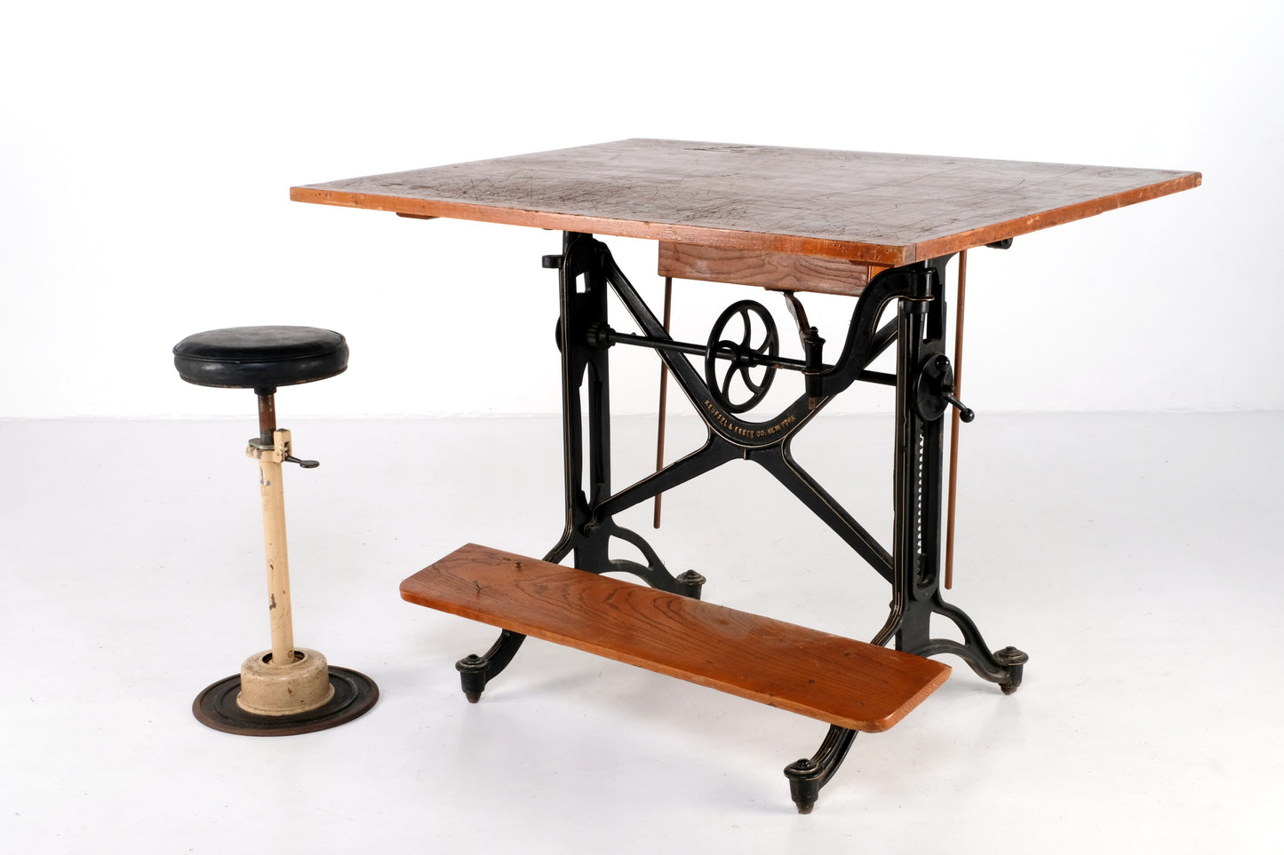 ARTDECO DRAFTING TABLE BY: KEUFFEL & ESSER COMPANY