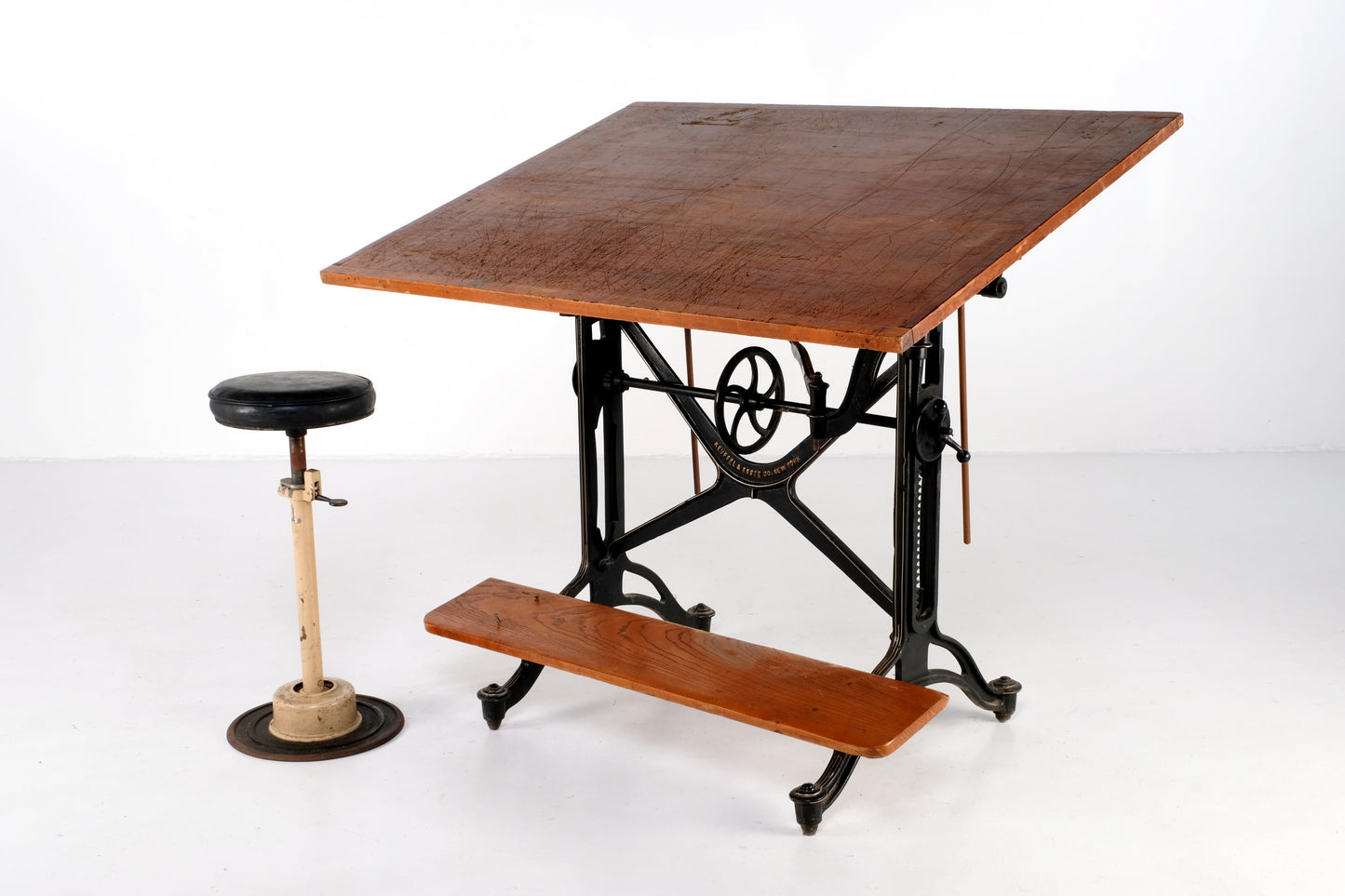 ARTDECO DRAFTING TABLE BY: KEUFFEL & ESSER COMPANY