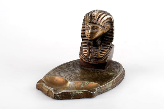 ART DECO EGYPTIAN PHARAOH KING TUTANKHAMEN ASHTRAY