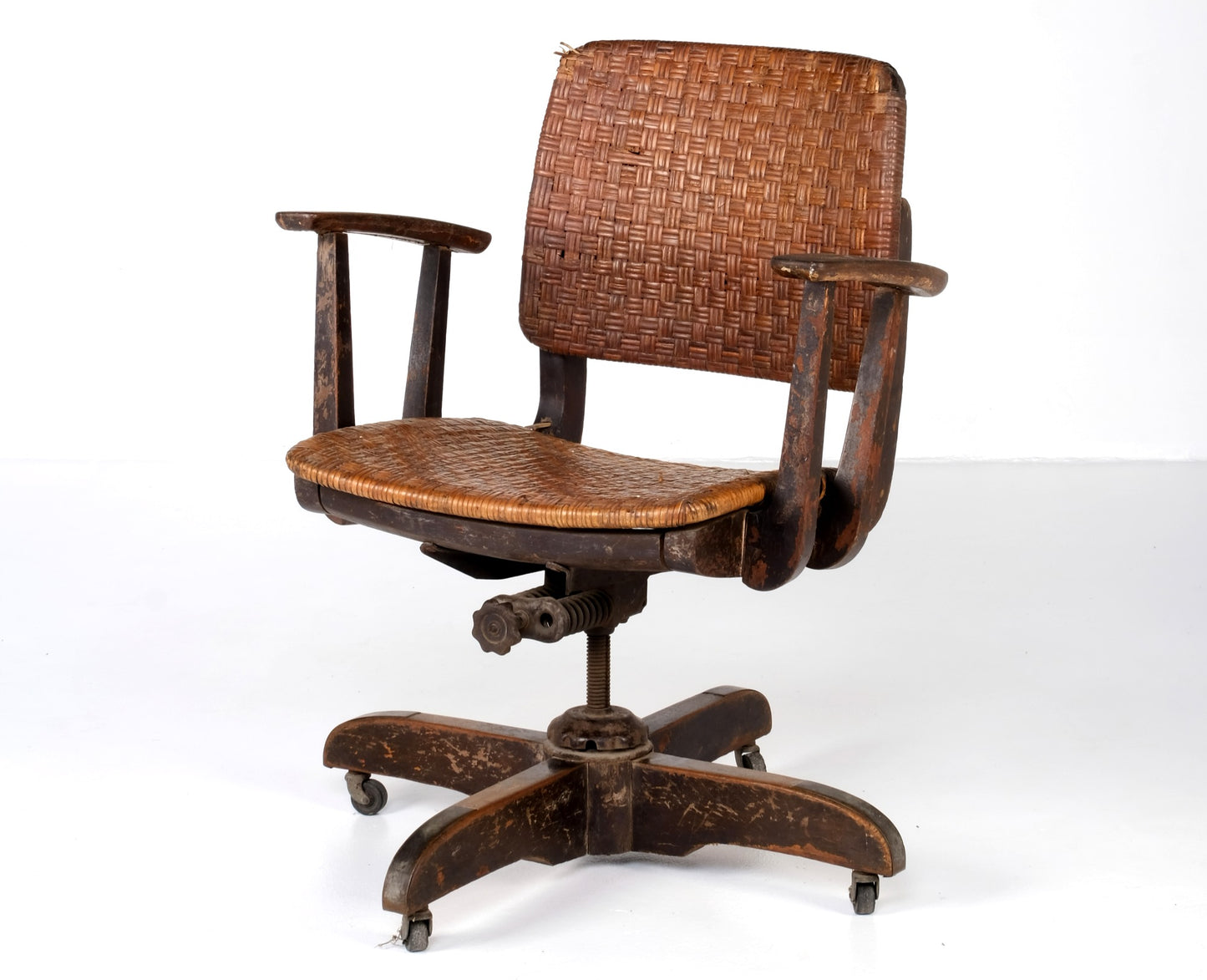 VINTAGE OFFICE SWIVEL ARMCHAIR #3