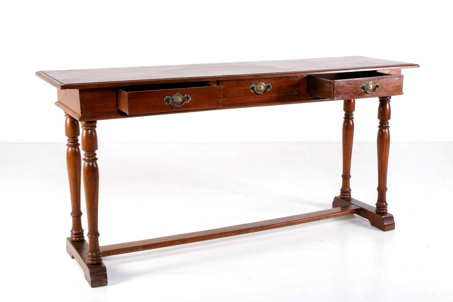 ANTIQUE VICTORIAN CONSOLE TABLE WITH DRAWERS