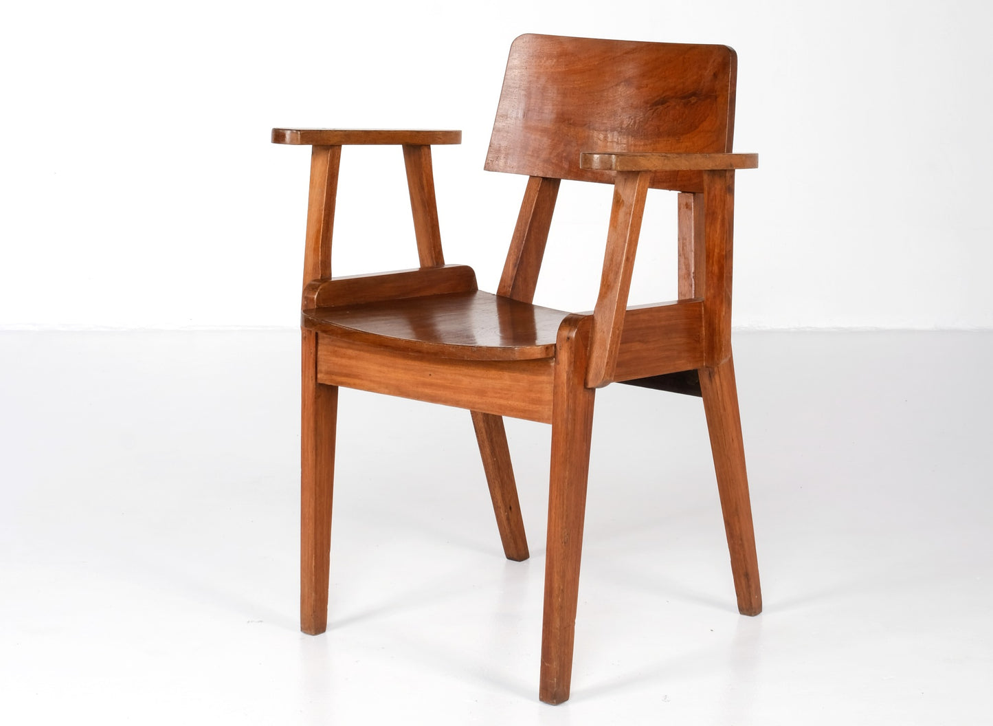 VINTAGE SOLID WOODEN CHILDREN ARMCHAIR