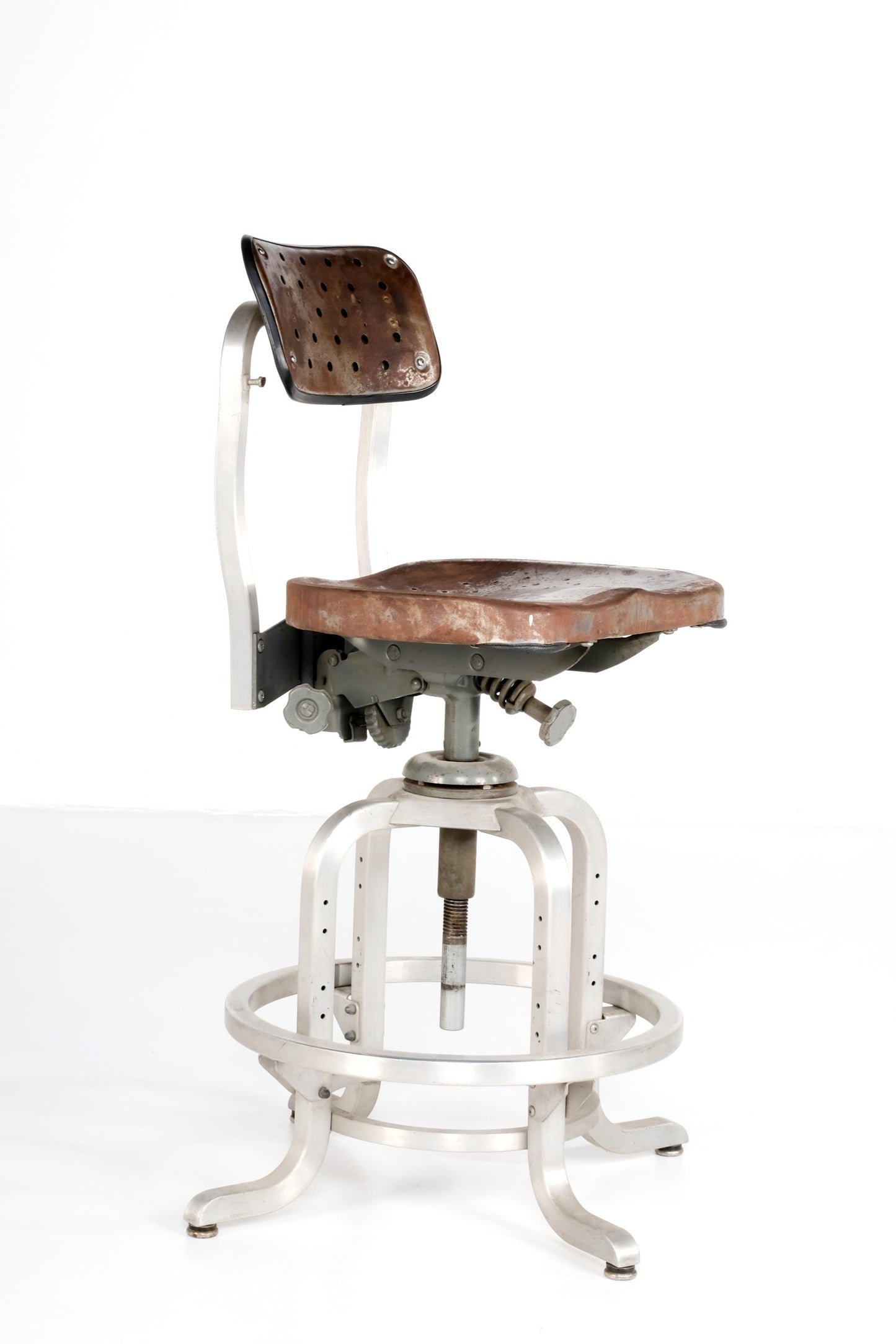 ARTDECO INDUSTRIAL METAL STOOL FROM: GOODFORM