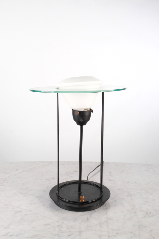 ART DECO SURFACE GLASS MONOCHROMATIC BODY LAMP