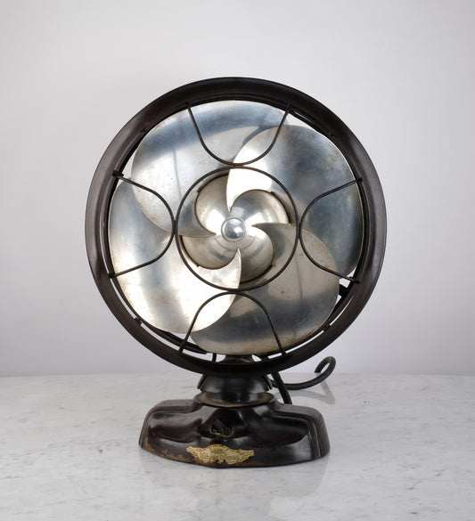 EMERSON SILVER SWAN ELECTRIC DESK FAN