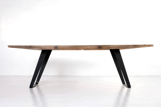 STEEL U BASE KITCHEN DINING TABLE