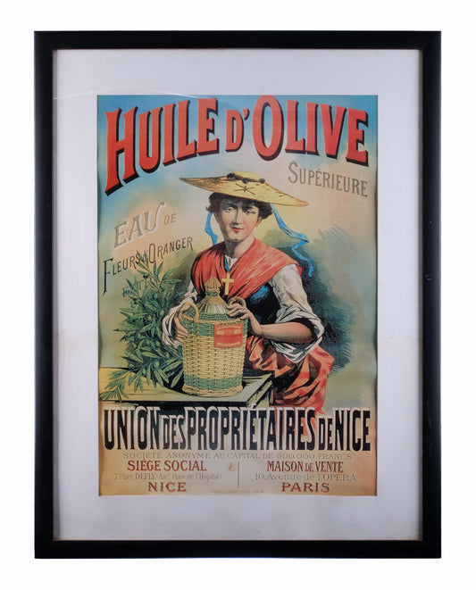 HUILE D’ OLIVE II FRENCH FOOD POSTER